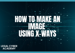 How to make an image using X-Ways Foresnsics